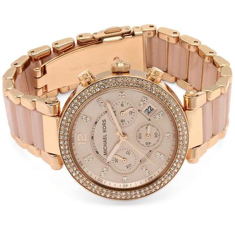 michael kors ladies parker chronograph watch mk5896|Michael Kors chronograph.